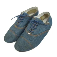 レペット Repetto ZIZI デニムシューズ レースアップ 38 青 ブルー /SM13 ■GY19のサムネイル