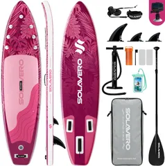 HLDIRECT SOLAVERO SUPボード 323cm 83cm 180kg耐荷重 初心者向け 滑り止め EVAデッキ ヨガ 釣り 海 湖のサムネイル