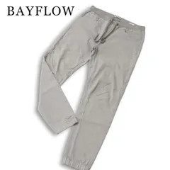 BAYFLOW ベイフロー 通年★ ストレッチ スリム イージー ジョガー パンツ Sz.3 メンズ 灰 グレーのサムネイル