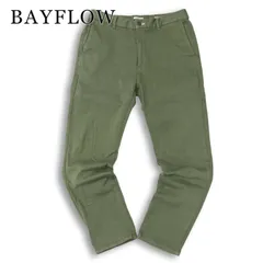 BAYFLOW ベイフロー 通年★ ストレッチ テーパード イージー パンツ Sz.3 メンズのサムネイル
