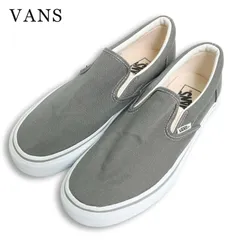 VANS バンズ 通年 キャンバス★ クラシック スリッポン シューズ Sz.26cm　レディース グレーのサムネイル