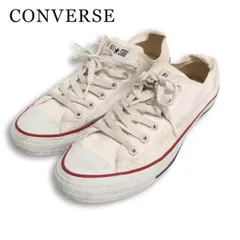 CONVERSE コンバース 通年 オールスター キャンバス★ ローカット スニーカー シューズ Sz.26cm　メンズ 白のサムネイル