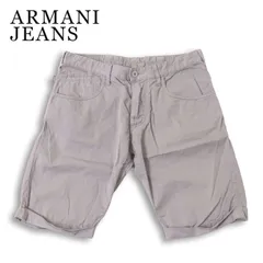 ARMANI JEANS アルマーニ ジーンズ 春夏 COLOREDENIM★ ロゴ ストレッチ ハーフ ショート パンツ Sz.46 メンズのサムネイル