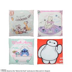 ディズニーキャラクタースーパーギガザッカぐらもっちクッション　全種コンプリートセット