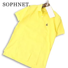【新品 未使用】 SOPHNET. ソフネット 春夏★ 半袖 鹿の子 スコーピオン刺繍 ポロシャツ 日本製 Sz.M メンズのサムネイル