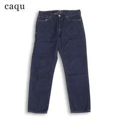 caqu × NIMES de Bleu サキュウ × ニーム 99006 リラックス ペンシル デニム パンツ ジーンズ 日本製 Sz.2 レディースのサムネイル