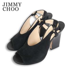 美品 JIMMY CHOO サテンリボン サンダル 22.0cm - メルカリ