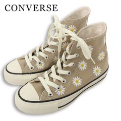 美品 CONVERSE コンバース 【ALL STAR DAISYFLOWER HI】 1SD825 花柄 キャンバス ハイカット スニーカー Sz.22.0 レディース
