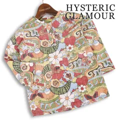 HYSTERIC GLAMOUR ヒステリックグラマー 春夏★ 7分袖 サイケデリック総柄 プルオーバー シャツ Sz.100 キッズのサムネイル