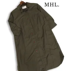 MHL. マーガレットハウエル 通年★ 長袖 ビッグシルエット オックスフォード ロング シャツ ワンピース Sz.1 レディースのサムネイル