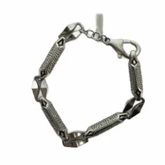 ポリス POLICE ブレスレット アクセサリー バングル ロゴ シルバー色 ■GY11 /MQのサムネイル