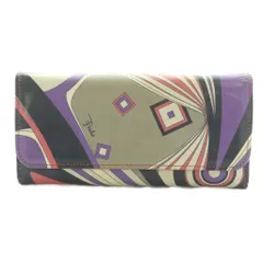 エミリオプッチ EMILIO PUCCI 長財布 フラップ 小銭入れ 総柄 マルチカラー /MI ■GY18のサムネイル
