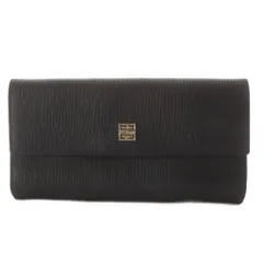 ジバンシィ GIVENCHY 長財布 三つ折り ロゴ レザー ブラック /YO13 ■GY18のサムネイル