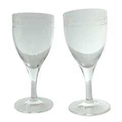 ティファニー TIFFANY & CO. ペアワイングラス 食器 カップ 2客セット クリスタルガラス クリアカラー /SS ■OS ■OH ■GY18のサムネイル