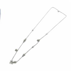 未使用品 QUDO ネックレス ピンク 花 ペンダントトップ アクセサリー 