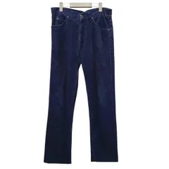 Levi's リーバイス 505 コーデュロイパンツ W36 L32 USA製 濃紺 ネイビー レギュラーストレート メンズ 定番 アメカジ カジュアル 秋冬 ロングパンツ ボトムス ヴィンテージ 古着 人気 シンプル オールド リーバイス505 王道のサムネイル