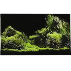 ESJNNK 水槽用バックグラウンド 61×30cm PVC水槽背景 ポスター 水槽 バックスクリーン 装飾ステッカー 水中水草パターン 水族館ポスター 自己粘着 防水性のサムネイル