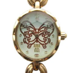 アナスイ ANNA SUI 1N00-0RG0 腕時計 ウォッチ クォーツ カットガラス ロゴ ゴールド色 ■GY18 /MQのサムネイル