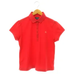 バーバリーゴルフ BURBERRY GOLF ポロシャツ 半袖 ホース 3 レッド /DF ■GY50のサムネイル