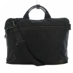 ラゲッジレーベル LUGGAGE LABEL ブリーフケース 書類かばん ナイロン 2way 黒 ブラック ジップ開閉 /TQ ■GY11のサムネイル