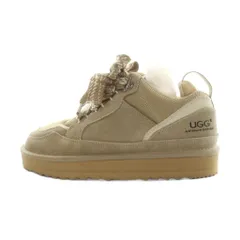 アグ オーストラリア UGG australia AS3083 Parkyr スニーカー シューズ 靴 ロゴ スエード EU40 26cm ベージュ ■GY18 /MQのサムネイル