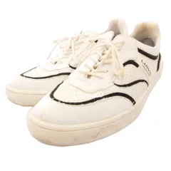 ランバン LANVIN collection スニーカー シューズ ローカット グリッター 24cm 白 ホワイト 黒 ブラック /JS ■GY50のサムネイル