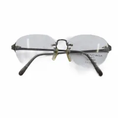 バレンシアガ BALENCIAGA 眼鏡 リムレス眼鏡フレーム オーバル型 55□16-135 シルバーカラー B5-9192 /YO27 ■GY17 ■OHのサムネイル