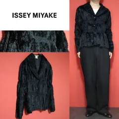 ISSEY MIYAKE 02SS シャギー フリンジ プリーツ加工 ジャケットのサムネイル