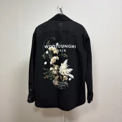 新品/46 WOOYOUNGMI ウーヨンミ 26FW フラワー デニム ジャケットのサムネイル