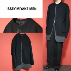 ISSEY MIYAKE MEN 2011AW 配色切替 マオカラージャケットのサムネイル