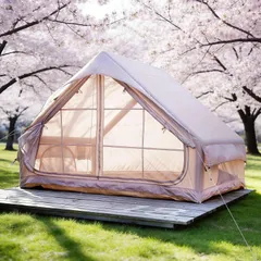 【4~6人用・1分で簡単設営】エアーテント インフレータブルテント 300×210×200cm 自立式 キャンプ テント 300Dオックスフォードのサムネイル