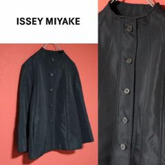 イッセイミヤケ アイエス デニムジャケット ショート丈 Mサイズ 綿麻 5 
