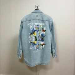 44/正規品 ウーヨンミ 26SS フラワー デニムジャケットのサムネイル