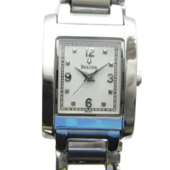 ブローバ BULOVA C867807 腕時計 ウォッチ クォーツ アナログ スクエア シルバー色 ■GY11 /MQのサムネイル
