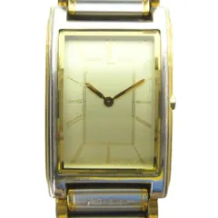 イヴサンローラン YVES SAINT LAURENT 2202-229070Y 腕時計 ウォッチ クォーツ レクタンギュラー スクエア シルバーカラー ゴールドカラー 金色 銀色 ■GY18 /MQのサムネイル