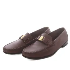 サルヴァトーレフェラガモ Salvatore Ferragamo ローファー スリッポン ヴァラ レザー 8EEcm ブラウン /YO26 ■GY50のサムネイル
