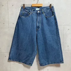 niko and ... JEANS ニコアンド ジーンズ デニム ハーフパンツ ワイド M ブルー 青 レディース SU-44-36のサムネイル
