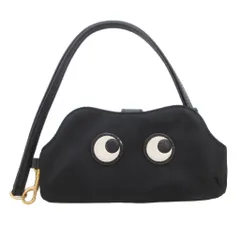 アニヤハインドマーチ ANYA HINDMARCH Eyes メガネケース サングラスホルダー 目 ロゴ 黒 ブラック /FF ■GY19のサムネイル
