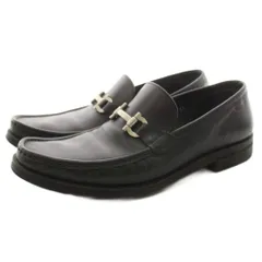 サルヴァトーレフェラガモ Salvatore Ferragamo ガンチーニ ビットローファー モカシン レザー 9 黒 ブラック 00725 /KU ■GY18のサムネイル