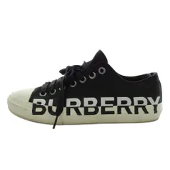 バーバリー BURBERRY ローカット スニーカー シューズ ロゴ 42 黒 ブラック /AN68 ■GY18のサムネイル