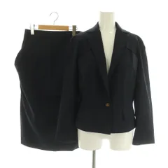 ヴィヴィアンウエストウッドレッドレーベル Vivienne Westwood RED LABEL スーツ セットアップ 上下 2点セット テーラードジャケット 変形スカート 42 紺 /MI ■GY19のサムネイル