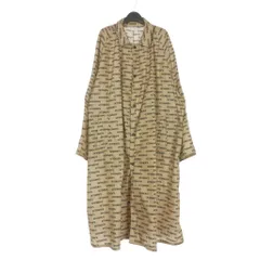 ヴェトモン ベトモン VETEMENTS MONOGRAM RAINCOAT ロゴ総柄 ナイロン ロングコート レインコート 0 ベージュ UAH19JA301のサムネイル