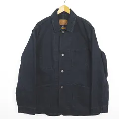ギャップ GAP デニム カバーオール ジャケット L ダークネイビー 2sa7330のサムネイル