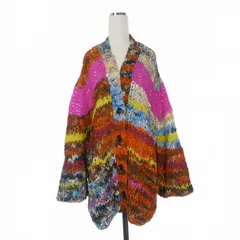 ドリスヴァンノッテン DRIES VAN NOTEN 22SS Jezebel Cardigan コットンシルク クロシェ編み カーディガン セーター 長袖 M マルチカラーのサムネイル