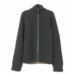メゾンマルジェラ Maison Margiela 20AW SWITCH ZIP CARDIGAN ドライバーズニット セーター 長袖 S グレー/ブラウン S50GP0223 国内正規のサムネイル