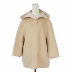 マックスマーラ ウィークエンドライン MAX MARA WEEKEND LINE クチートアマーノ リバーシブル フーデッド ダブルフェイス コート ジャケット 長袖 36 ベージュ 508603296 国内正規のサムネイル