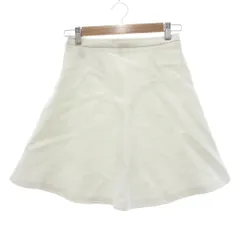 レッド ヴァレンティノ RED VALENTINO スカート 38 白 ホワイト フレア ミニ  織り柄 /SX ■GY06のサムネイル
