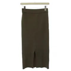 ミューズ ドゥーズィエム クラス MUSE de Deuxieme Classe 25SS DINER RIB タイトスカート ロング リブ 34 カーキ 25060500410010 /BMのサムネイル