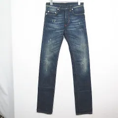 ディオール Dior エディ期 爪痕 デニム ジーンズ W26 ブルー 2sa7287のサムネイル