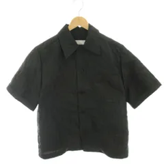 トーガ TOGA Jacquard S/S shirt シャツ ブラウス 半袖 36 黒 ブラック TA241-FJ034 /HNのサムネイル